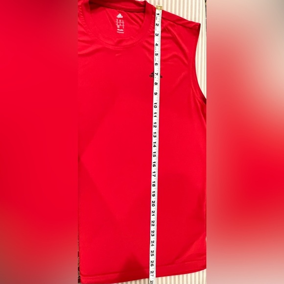Red adidas Climalite Activewear Tops for Men, size Medium - Picture 8 of 8